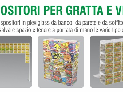 ESPOSITORI PER GRATTA E VINCI