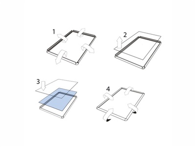 KIT da 3 pz cornice-scatto-profilo-25-mm-angolo-vivo-A1