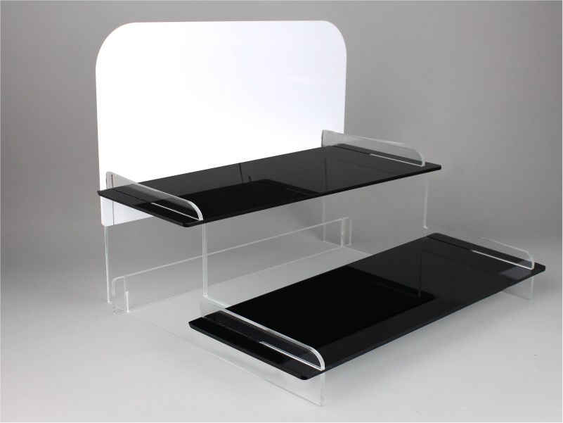 Specchio infrangibile in PVC alta densità modello SCARLETT colore nero –  Signorbit